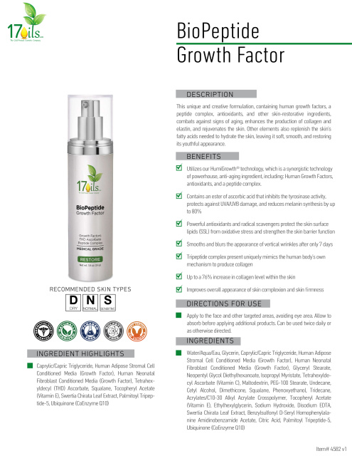 BioPeptide Growth Factor
